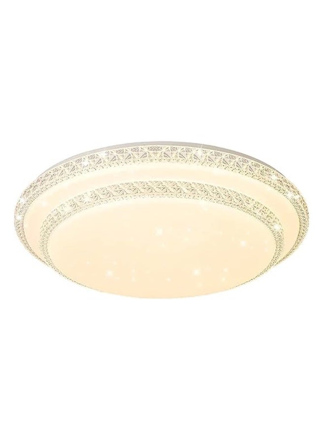 MODI 72W Modern Crystal Starry Sky LED Ceiling Light – 50CM Three-Tone Color Changing Fixture, 5000LM High Brightness - Image 2